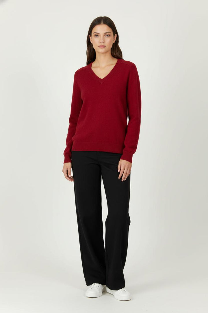 Pull Bordeaux - Taille L/40 de la marque Maje | PARAD98049 - Vendu par Paradigme - Image 1