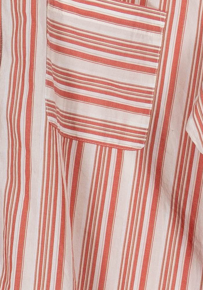Chemise Rayée Blanche et Rouge - Taille L/40 de la marque Comptoir des Cotonniers | PARAD98057 - Vendu par Paradigme - Image 3