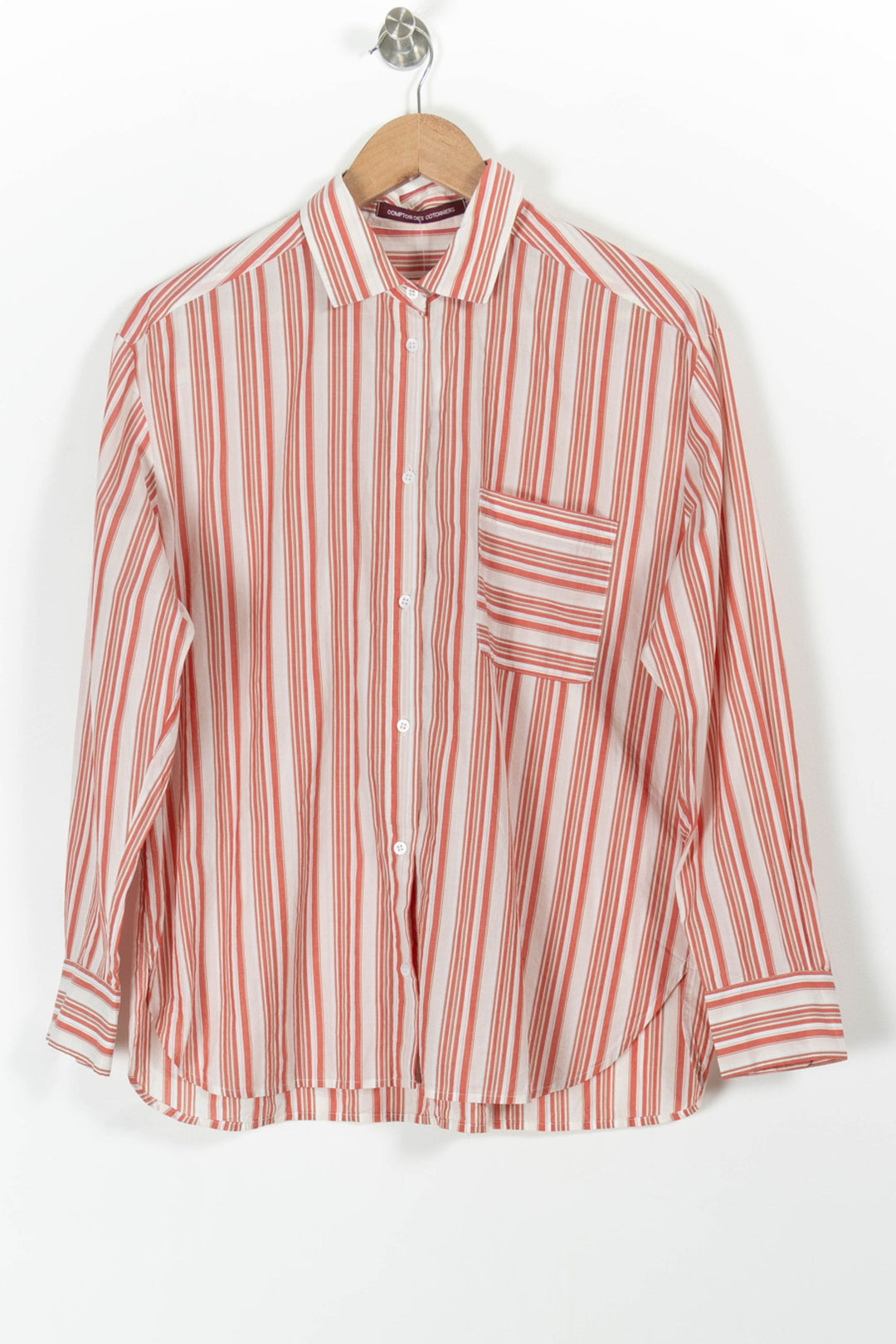 Chemise Rayée Blanche et Rouge - Taille L/40 de la marque Comptoir des Cotonniers | PARAD98057 - Vendu par Paradigme - Image 2
