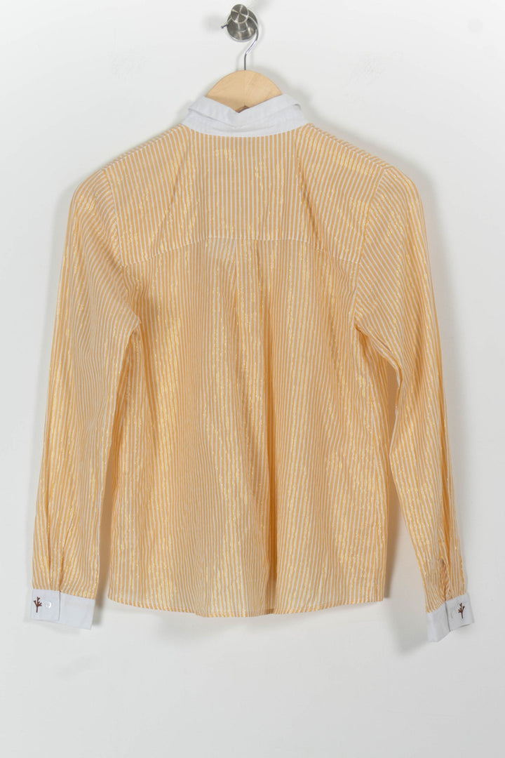 Chemise Rayée Jaune et Blanche - Taille S/36 de la marque Karl Marc John | PARAD98058 - Vendu par Paradigme - Image 4