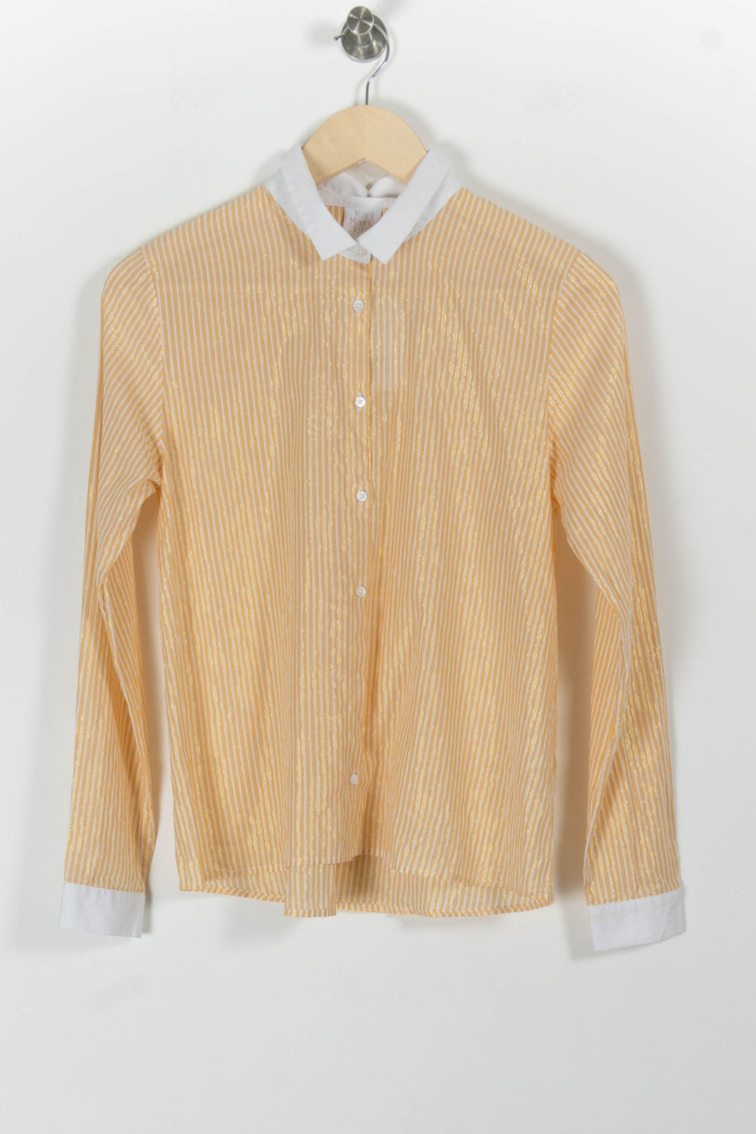 Chemise Rayée Jaune et Blanche - Taille S/36 de la marque Karl Marc John | PARAD98058 - Vendu par Paradigme - Image 2