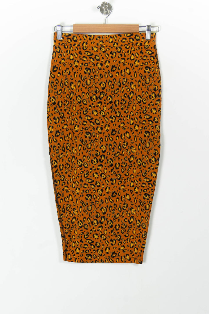 Jupe Crayon Orange et Noir - Taille M/38 de la marque Heimstone | PARAD98061 - Vendu par Paradigme - Image 4