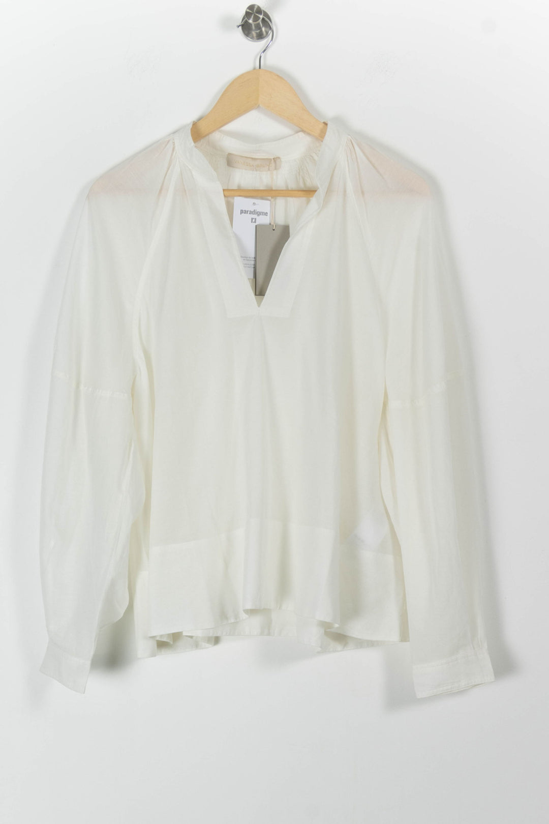 Blouse Blanche - Taille L/40 de la marque Vanessa Bruno | PARAD98063 - Vendu par Paradigme - Image 2