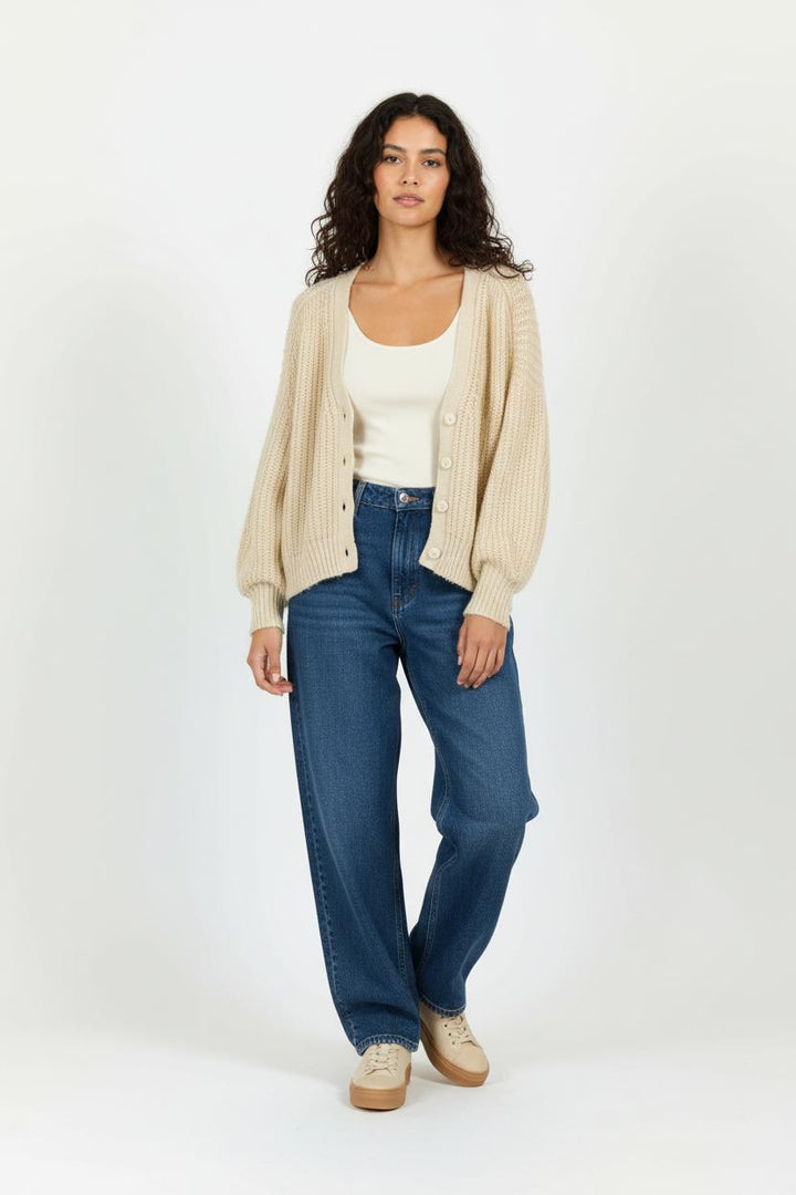 Cardigan Beige - Taille L/40 de la marque Grace & Mila | PARAD98065 - Vendu par Paradigme - Image 1