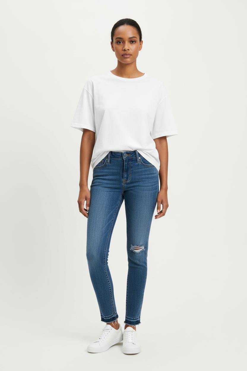 Jean Skinny Bleu - Taille S/36 de la marque Levi's | PARAD98067 - Vendu par Paradigme - Image 1