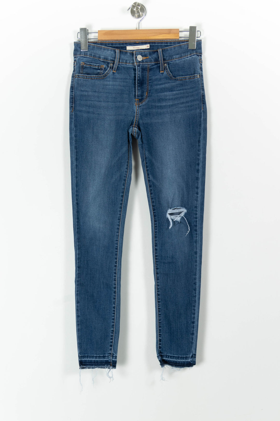 Jean Skinny Bleu - Taille S/36 de la marque Levi's | PARAD98067 - Vendu par Paradigme - Image 2