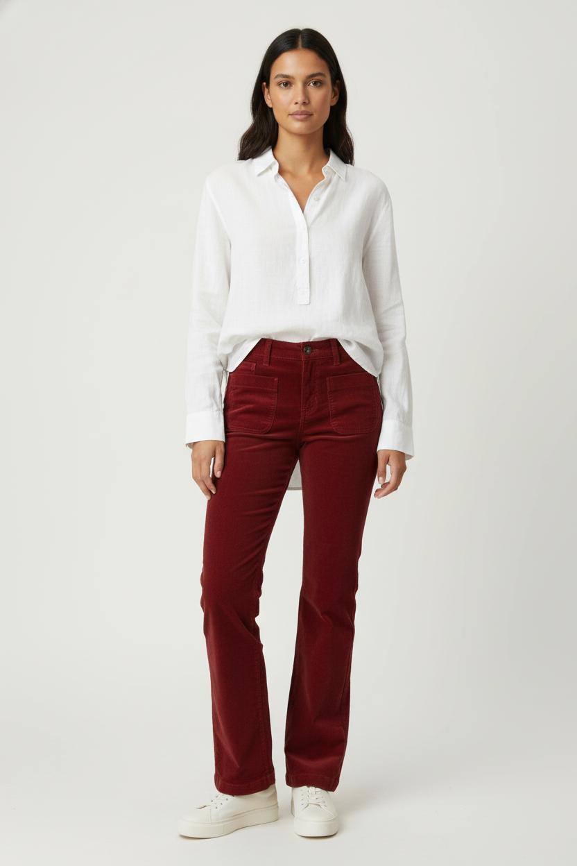 Pantalon Bordeaux - Taille S/36 de la marque La Petite Etoile | PARAD98071 - Vendu par Paradigme - Image 1