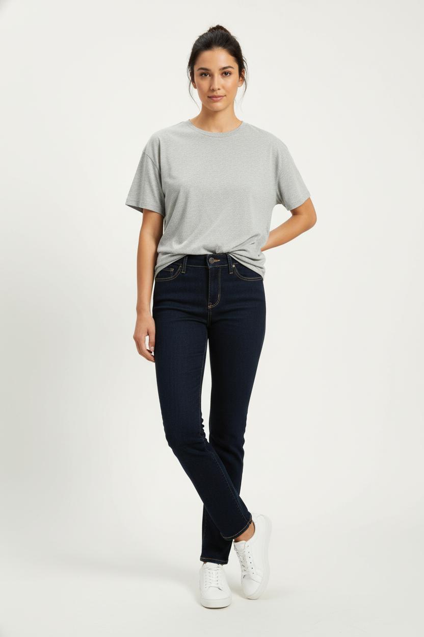 Jean Droit Bleu - Taille S/36 de la marque Levi's | PARAD98072 - Vendu par Paradigme - Image 1