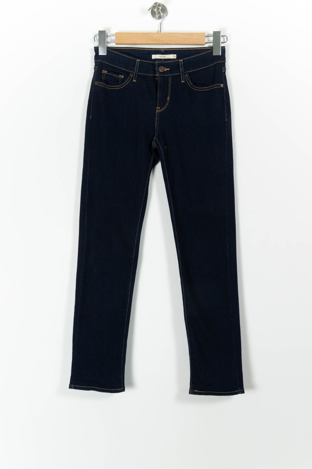 Jean Droit Bleu - Taille S/36 de la marque Levi's | PARAD98072 - Vendu par Paradigme - Image 2