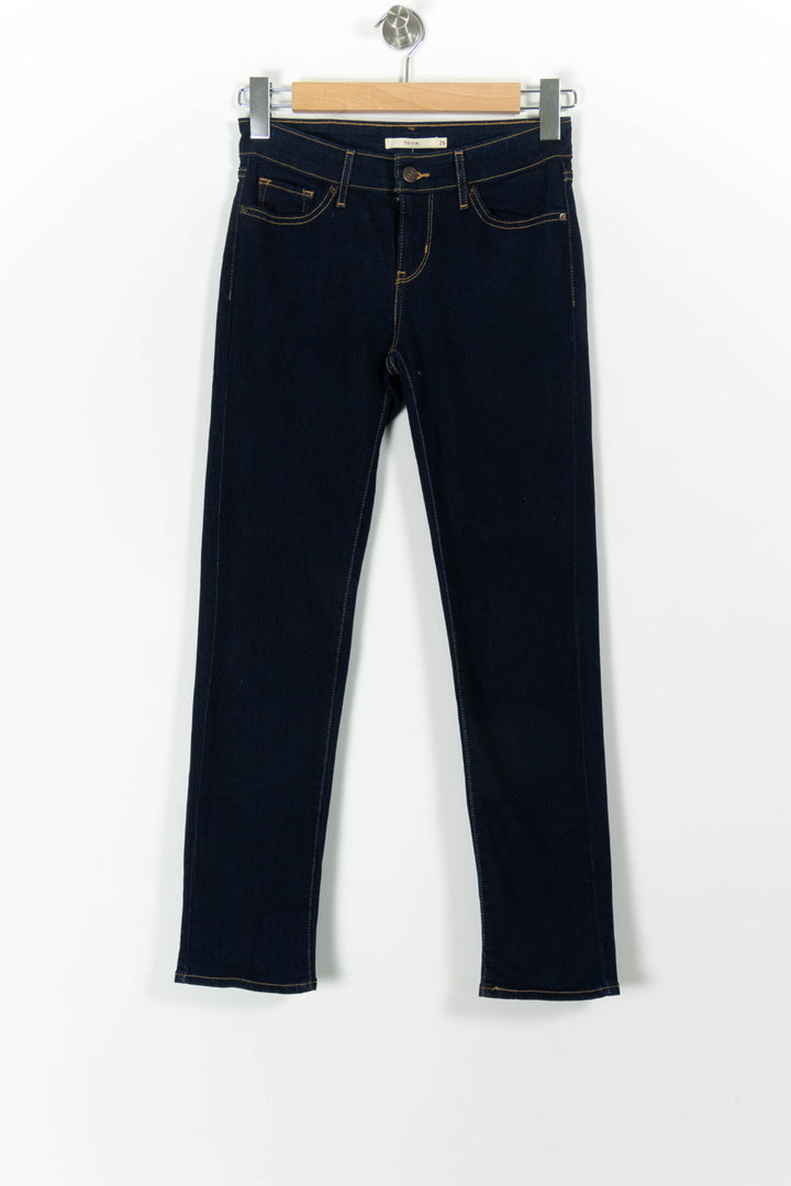 Jean Droit Bleu - Taille S/36 de la marque Levi's | PARAD98072 - Vendu par Paradigme - Image 2