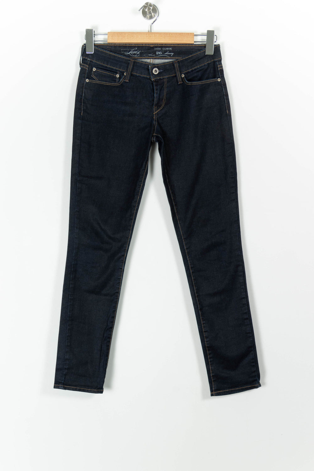Jean Skinny Bleu - Taille S/36 de la marque Levi's | PARAD98073 - Vendu par Paradigme - Image 2