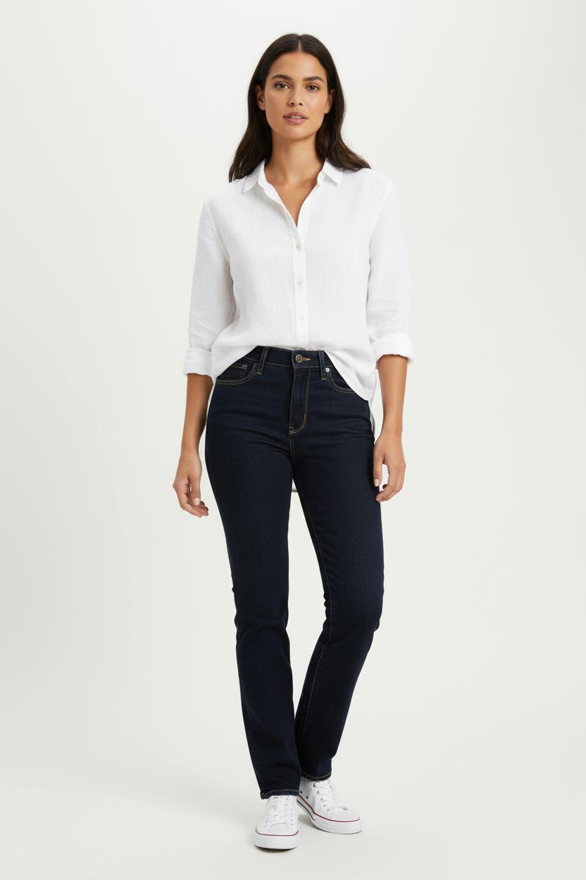 Jean Slim Bleu - Taille XS/34 de la marque Levi's | PARAD98077 - Vendu par Paradigme - Image 1