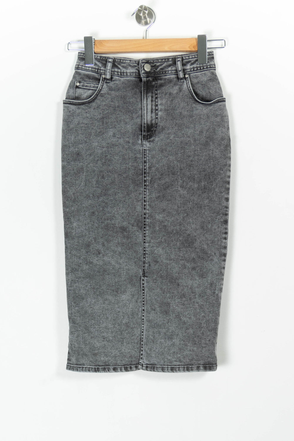 Jupe Crayon Grise - Taille XS/34 de la marque IKKS | PARAD98079 - Vendu par Paradigme - Image 2