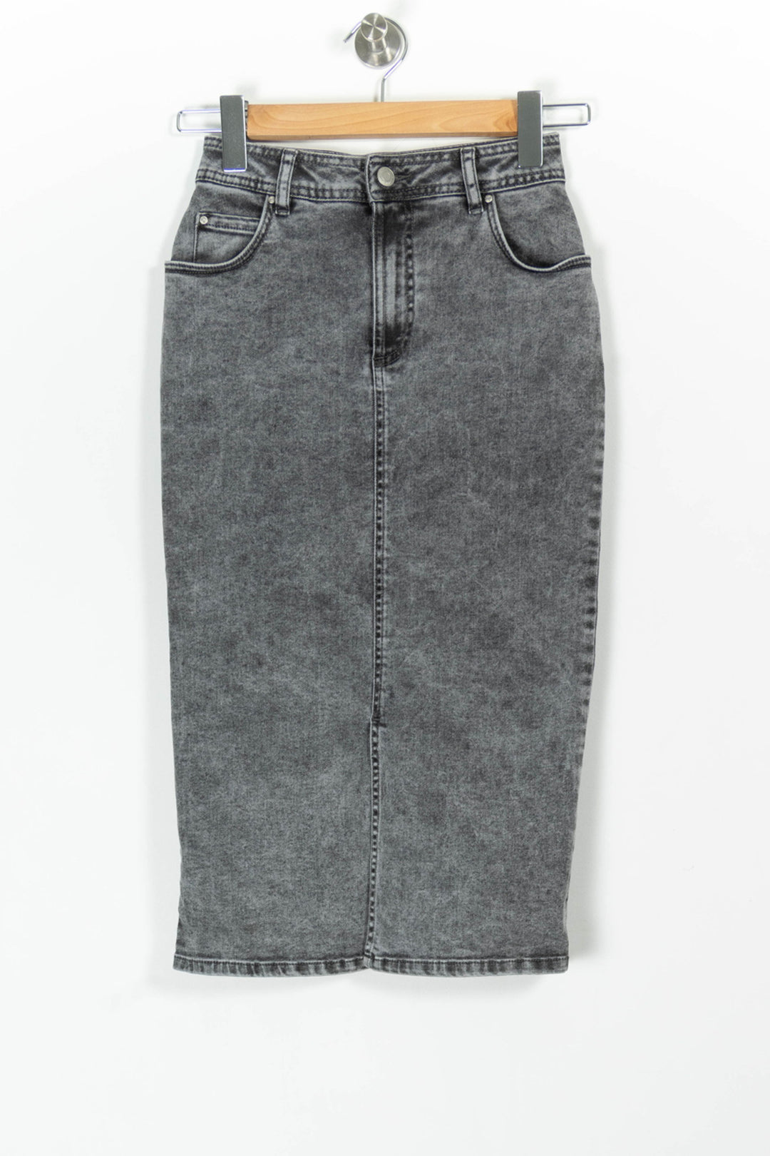 Jupe Crayon Grise - Taille XS/34 de la marque IKKS | PARAD98079 - Vendu par Paradigme - Image 2