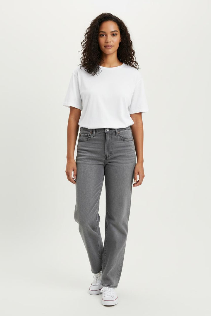 Jean Droit Gris - Taille S/36 de la marque Levi's | PARAD98086 - Vendu par Paradigme - Image 1