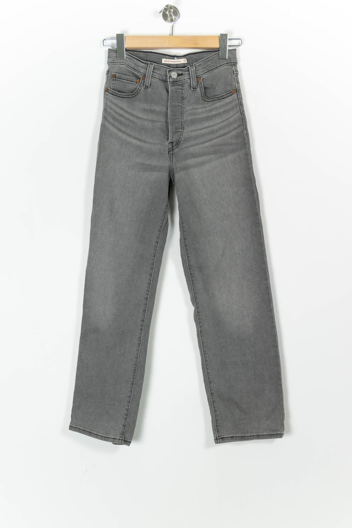 Jean Droit Gris - Taille S/36 de la marque Levi's | PARAD98086 - Vendu par Paradigme - Image 2