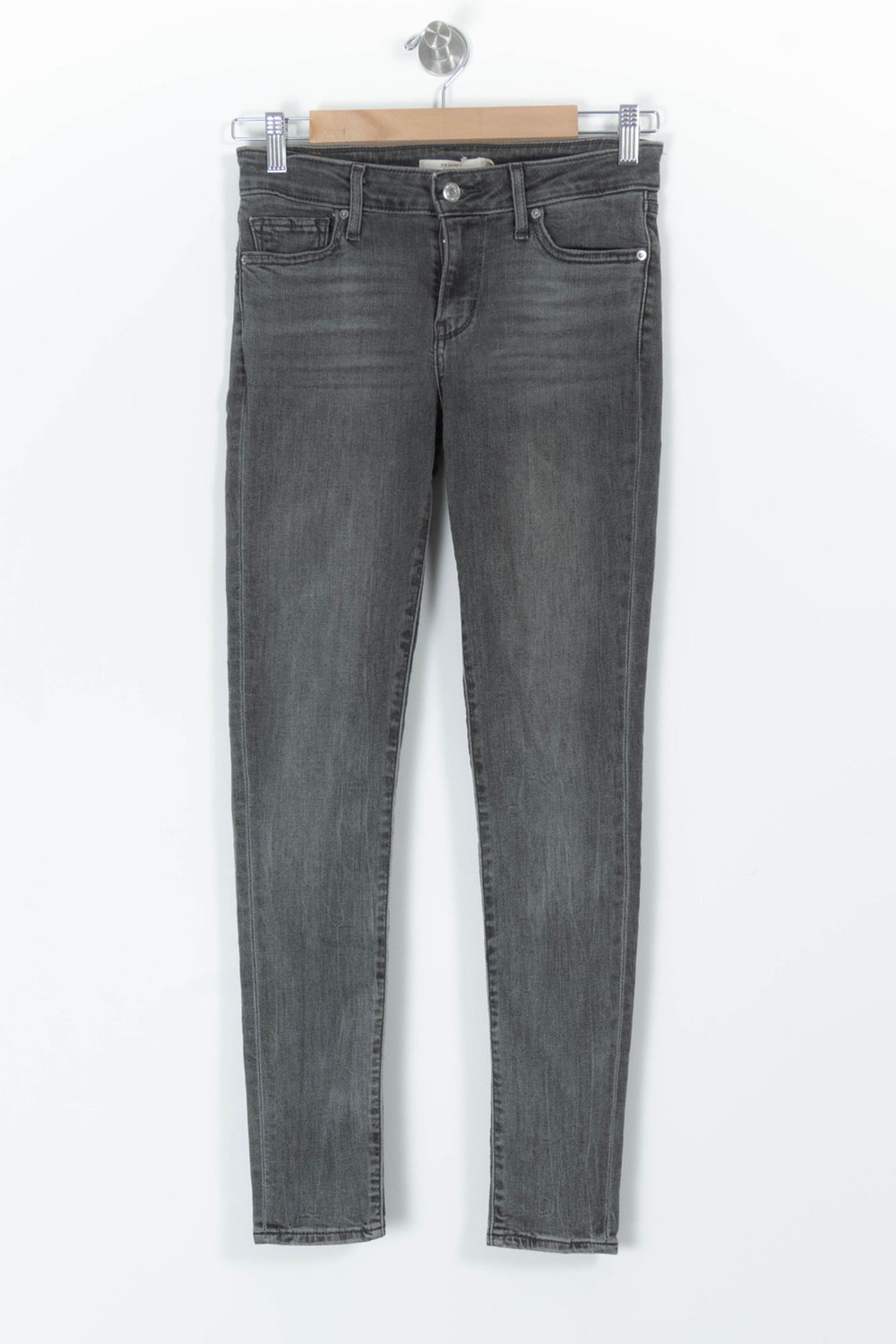 Jean Skinny Gris - Taille S/36 de la marque Levi's | PARAD98089 - Vendu par Paradigme - Image 2