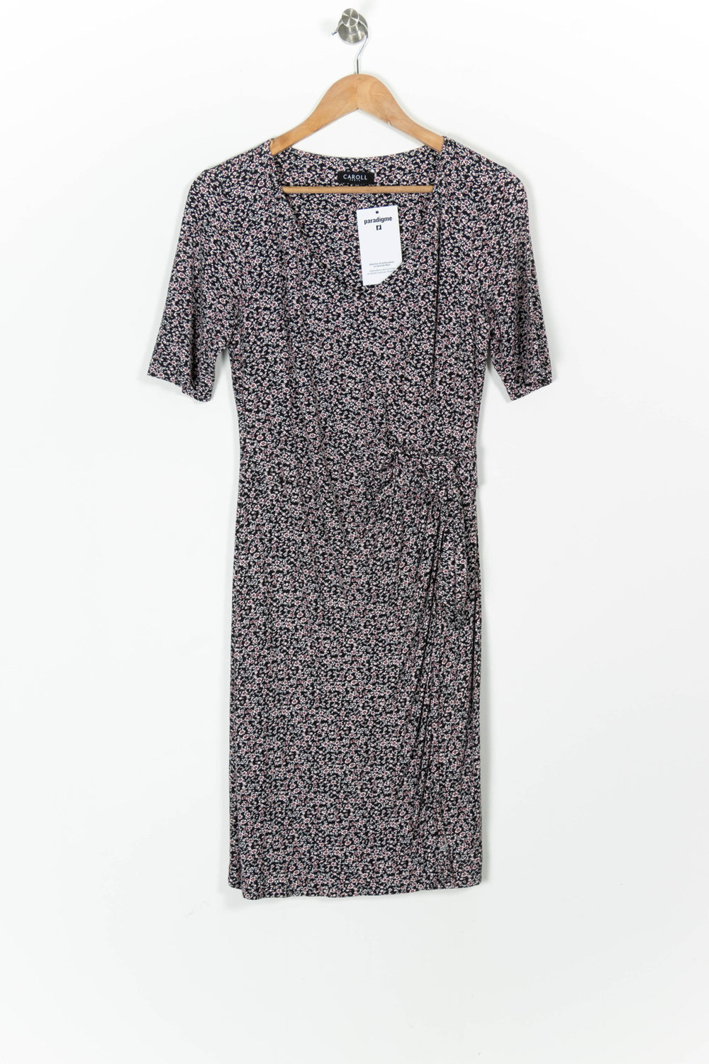 Robe Midi Multicolore - Taille L/40 de la marque Caroll | PARAD98090 - Vendu par Paradigme - Image 2