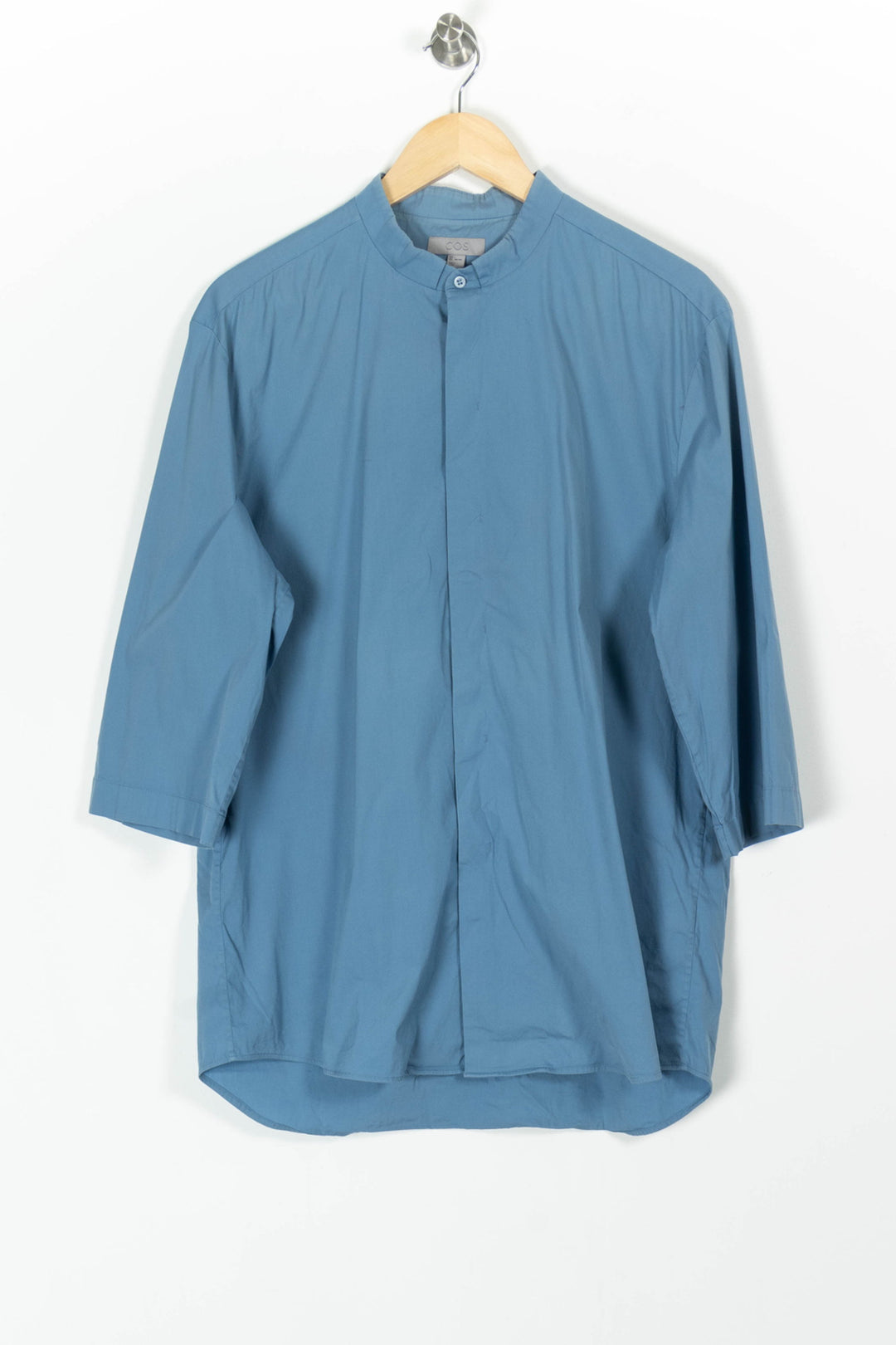 Chemise Col Mao Bleue - Taille L/40 de la marque COS | PARAD98091 - Vendu par Paradigme - Image 2