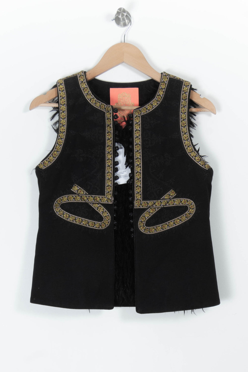 Gilet Noir - Taille XS/34 de la marque Manoush | PARAD98092 - Vendu par Paradigme - Image 2
