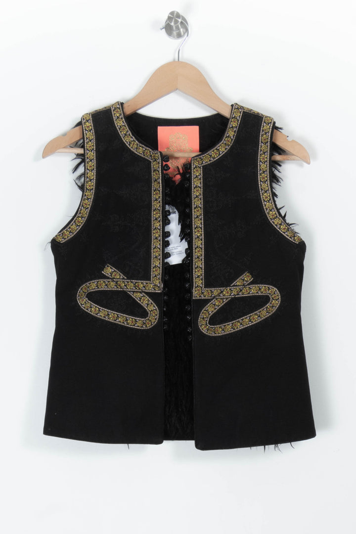 Gilet Noir - Taille XS/34 de la marque Manoush | PARAD98092 - Vendu par Paradigme - Image 2