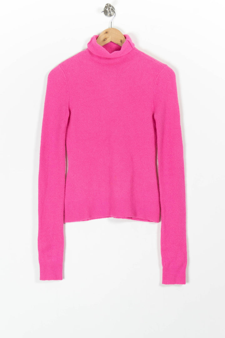 Pull Col Roulé Rose - Taille S/36 de la marque American Vintage | PARAD98096 - Vendu par Paradigme - Image 2
