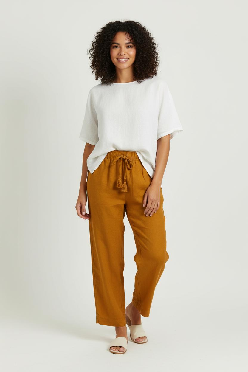 Pantalon Orange - Taille M/38 de la marque La Fée Maraboutée | PARAD98098 - Vendu par Paradigme - Image 1