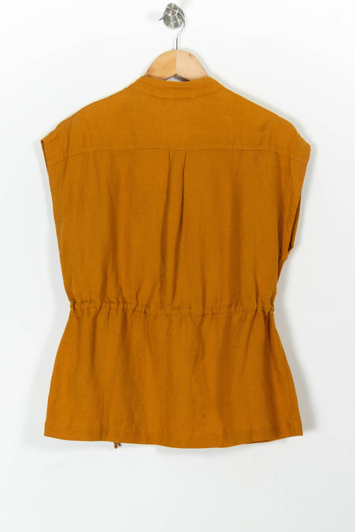 Blouse Orange - Taille M/38 de la marque La Fée Maraboutée | PARAD98099 - Vendu par Paradigme - Image 4