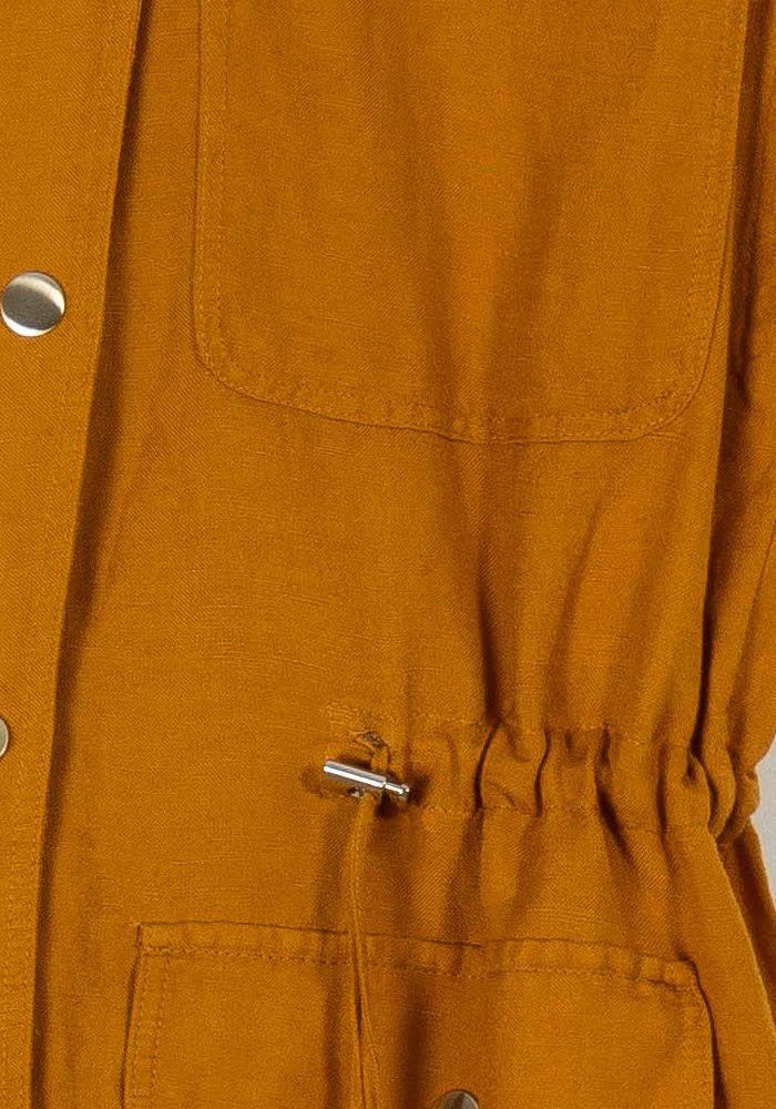 Blouse Orange - Taille M/38 de la marque La Fée Maraboutée | PARAD98099 - Vendu par Paradigme - Image 3