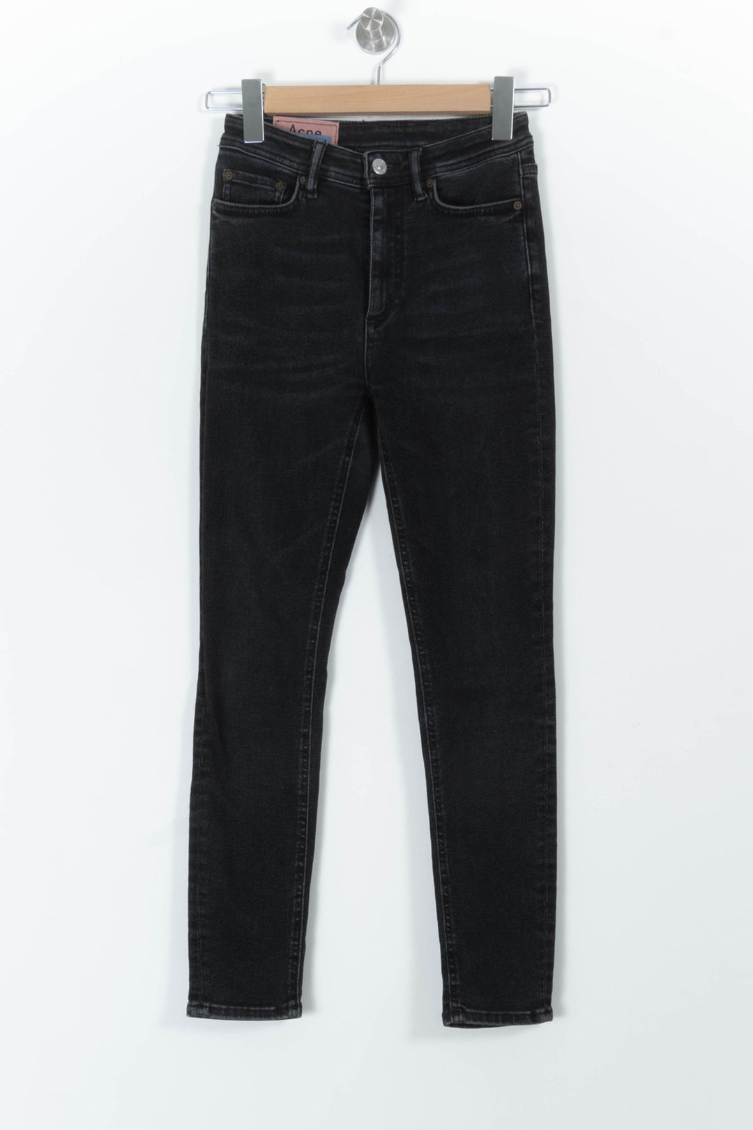 Jean Slim Gris - Taille S/36 de la marque Acne Studios | PARAD98102 - Vendu par Paradigme - Image 2