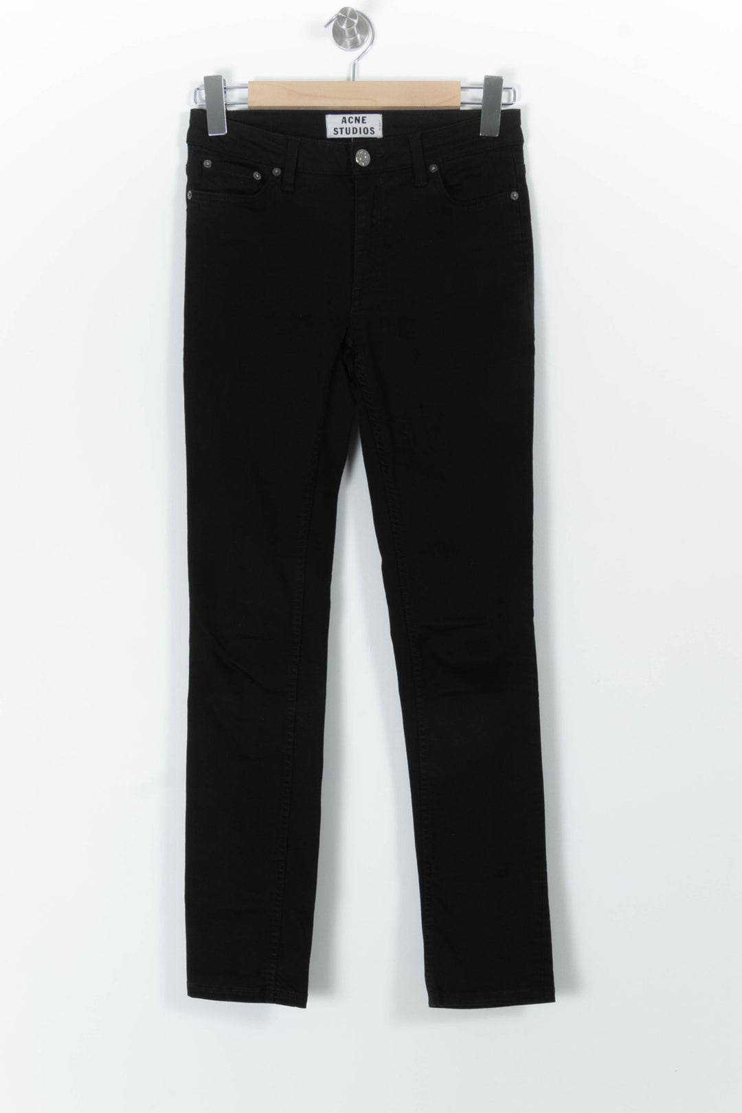 Jean Slim Noir - Taille S/36 de la marque Acne Studios | PARAD98103 - Vendu par Paradigme - Image 2