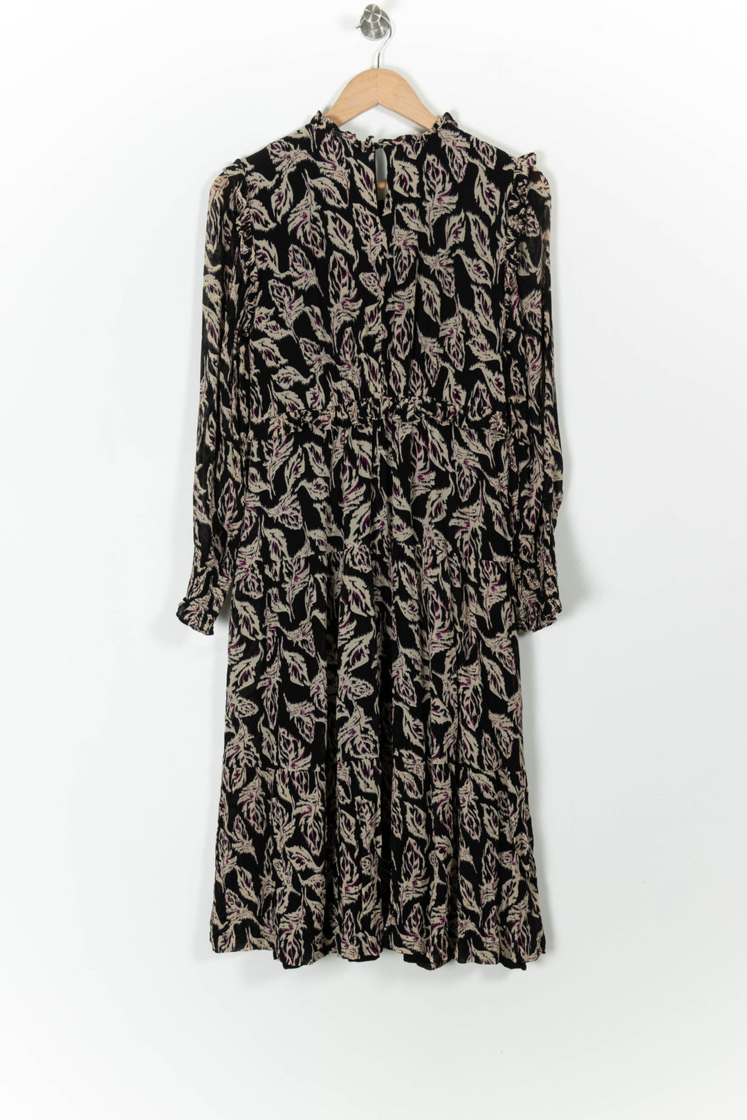 Robe Longue Noire et Beige - Taille S/36 de la marque ba&sh | PARAD98109 - Vendu par Paradigme - Image 4