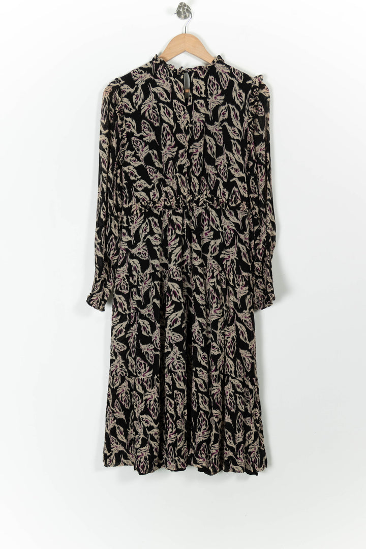 Robe Longue Noire et Beige - Taille S/36 de la marque ba&sh | PARAD98109 - Vendu par Paradigme - Image 4