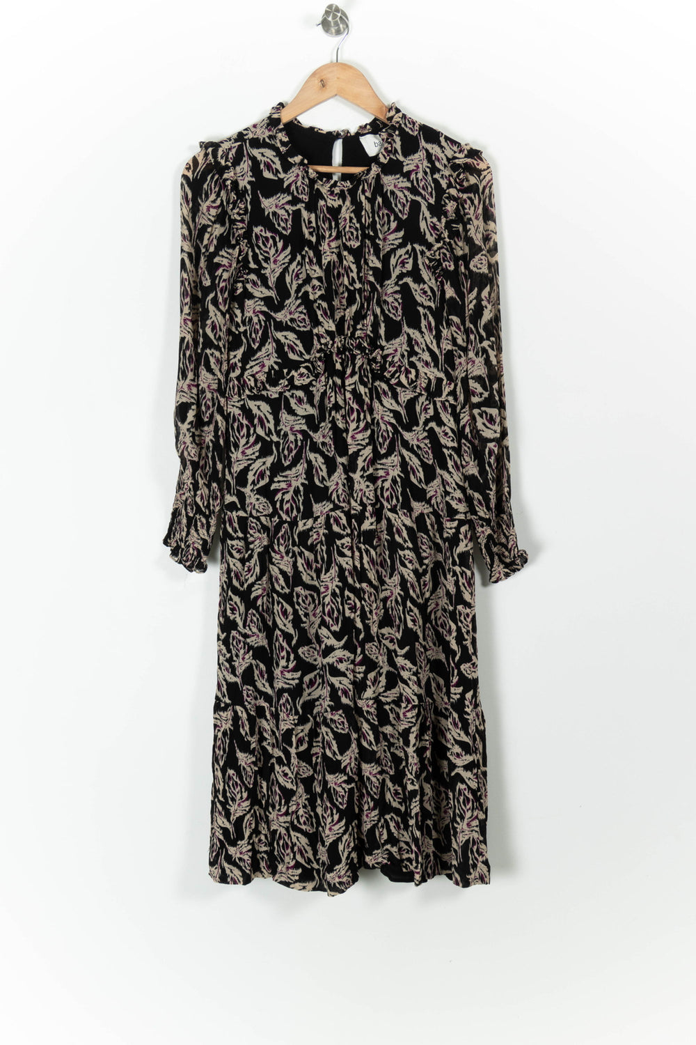 Robe Longue Noire et Beige - Taille S/36 de la marque ba&sh | PARAD98109 - Vendu par Paradigme - Image 2