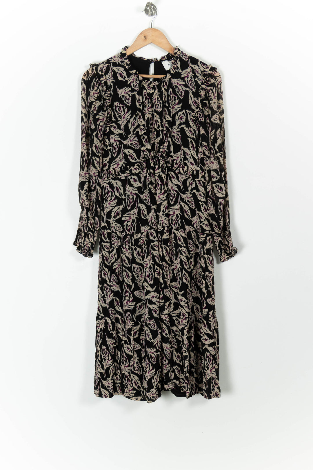 Robe Longue Noire et Beige - Taille S/36 de la marque ba&sh | PARAD98109 - Vendu par Paradigme - Image 2