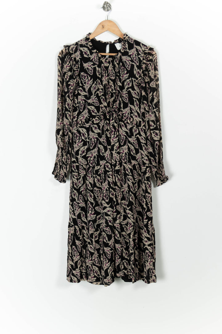 Robe Longue Noire et Beige - Taille S/36 de la marque ba&sh | PARAD98109 - Vendu par Paradigme - Image 2