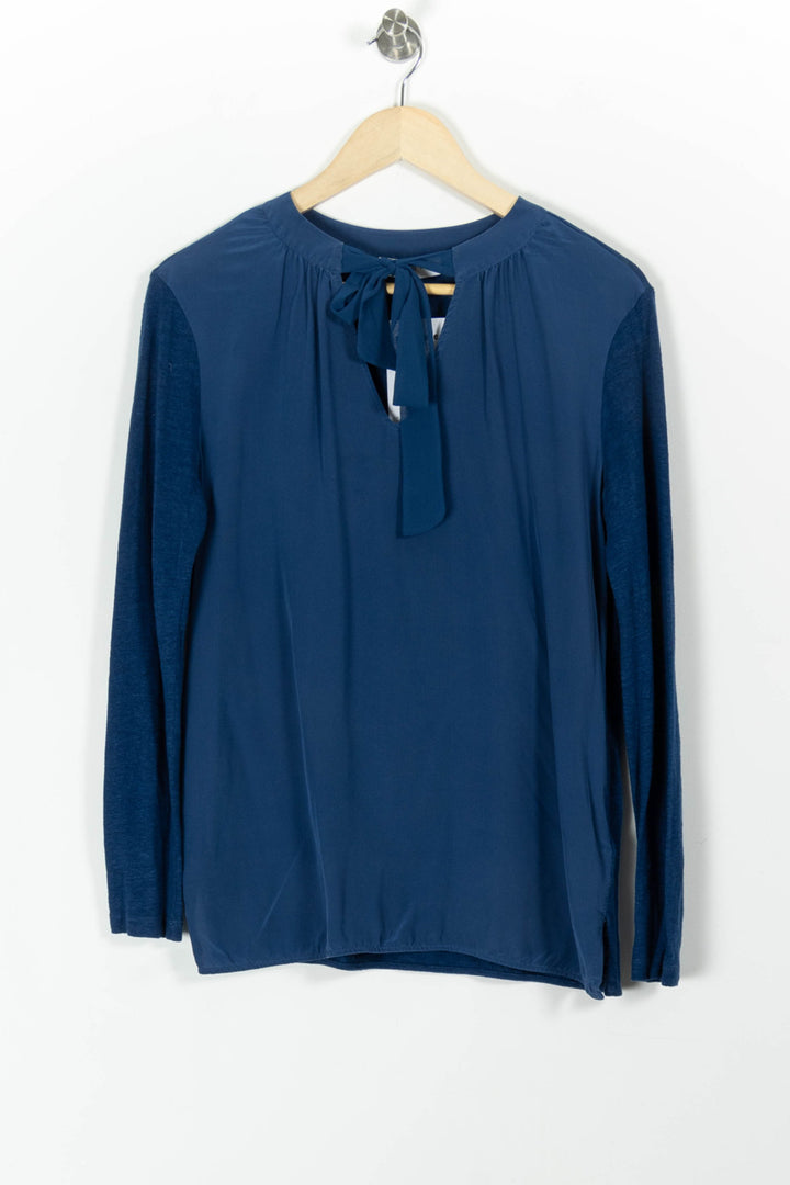 Blouse Bleue - Taille M/38 de la marque Sandro | PARAD98113 - Vendu par Paradigme - Image 2