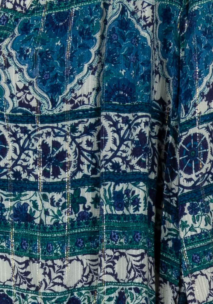 Blouse Bleue et Verte - Taille M/38 de la marque Maison 123 | PARAD98114 - Vendu par Paradigme - Image 3