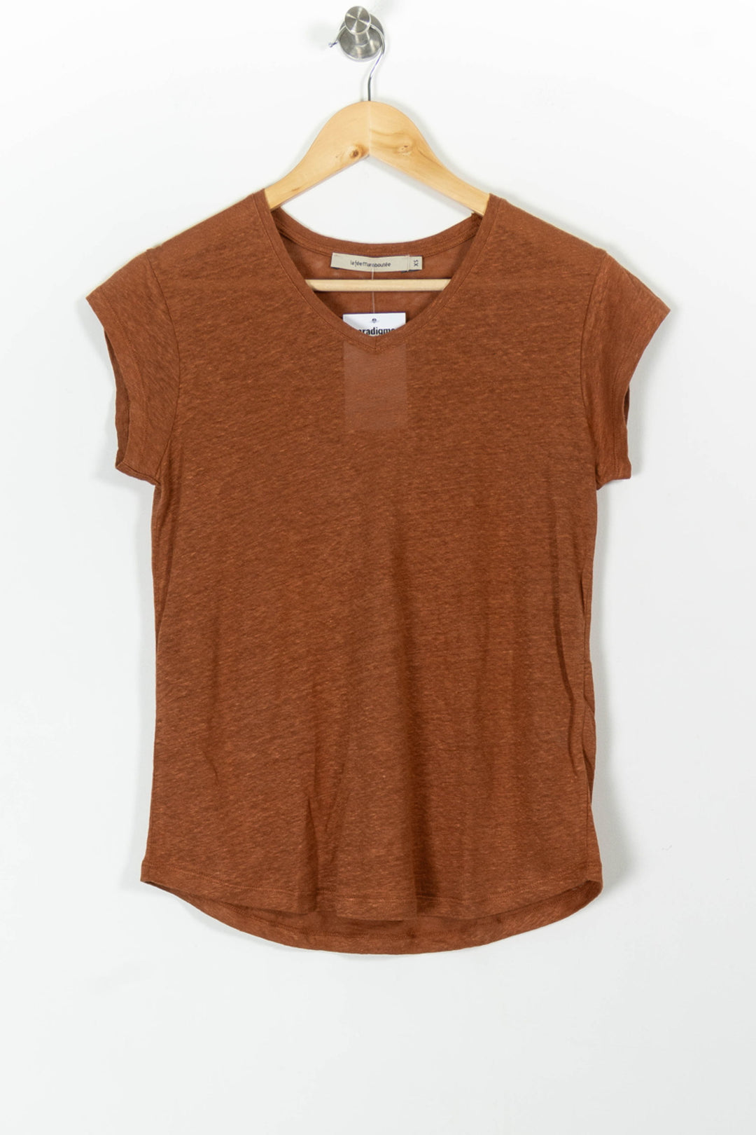 Tee-shirt Orange - Taille XS/34 de la marque La Fée Maraboutée | PARAD98119 - Vendu par Paradigme - Image 2