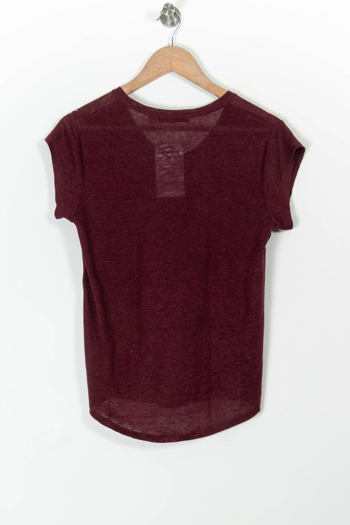 Tee-shirt Bordeaux - Taille S/36 de la marque La Fée Maraboutée | PARAD98120 - Vendu par Paradigme - Image 4