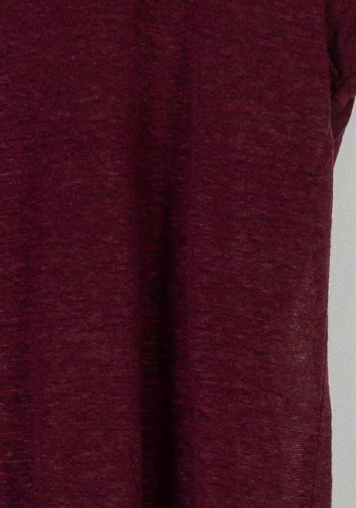 Tee-shirt Bordeaux - Taille S/36 de la marque La Fée Maraboutée | PARAD98120 - Vendu par Paradigme - Image 3