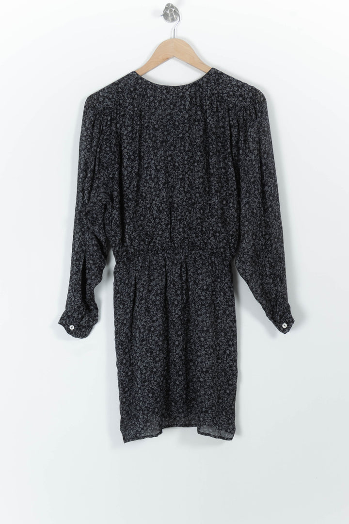 Robe Portefeuille Noire - Taille S/36 de la marque American Vintage | PARAD98123 - Vendu par Paradigme - Image 4