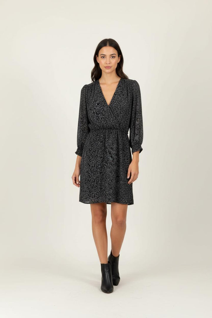 Robe Portefeuille Noire - Taille S/36 de la marque American Vintage | PARAD98123 - Vendu par Paradigme - Image 1
