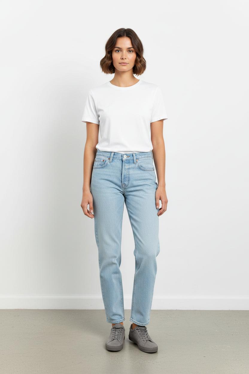Jean Droit Bleu - Taille S/36 de la marque Levi's | PARAD98126 - Vendu par Paradigme - Image 1
