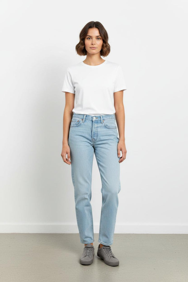 Jean Droit Bleu - Taille S/36 de la marque Levi's | PARAD98126 - Vendu par Paradigme - Image 1