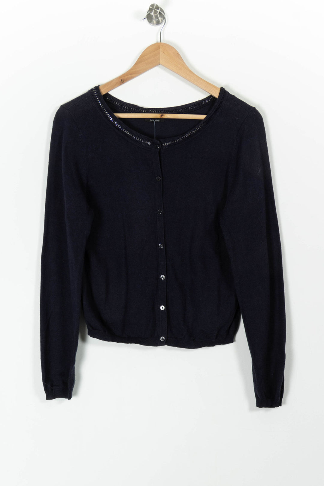 Cardigan Bleu - Taille L/40 de la marque One Step | PARAD98130 - Vendu par Paradigme - Image 2
