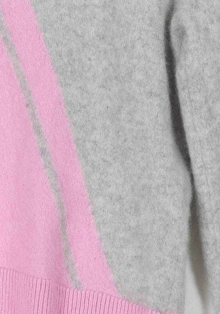 Pull Col Rond Gris et Rose - Taille XL/42 de la marque From Future | PARAD98131 - Vendu par Paradigme - Image 3