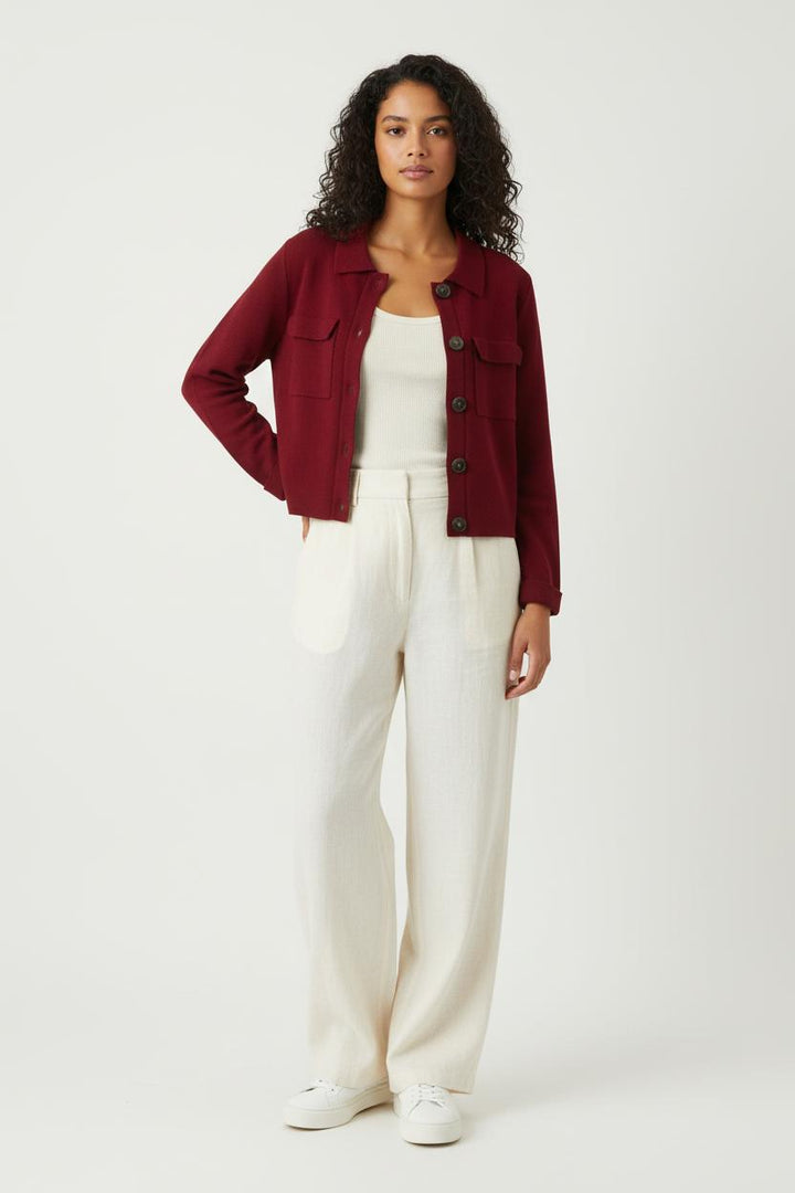 Veste Bordeaux - Taille M/38 de la marque Sézane | PARAD98146 - Vendu par Paradigme - Image 1