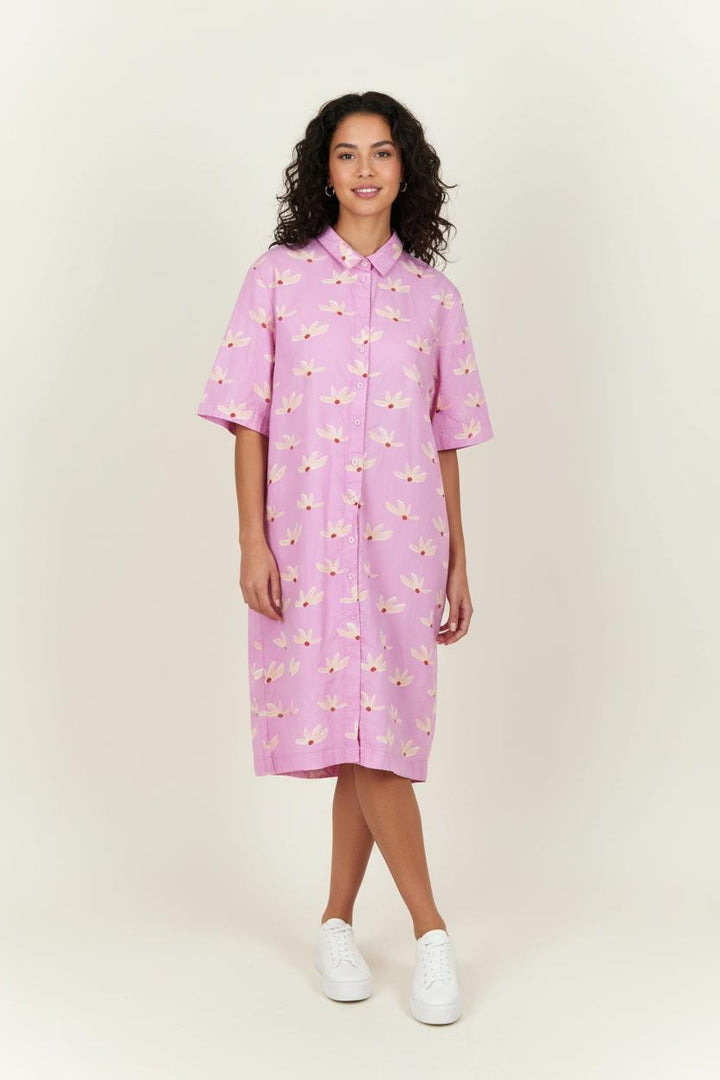 Robe Chemise Rose - Taille L/40 de la marque Des petits hauts | PARAD98148 - Vendu par Paradigme - Image 1