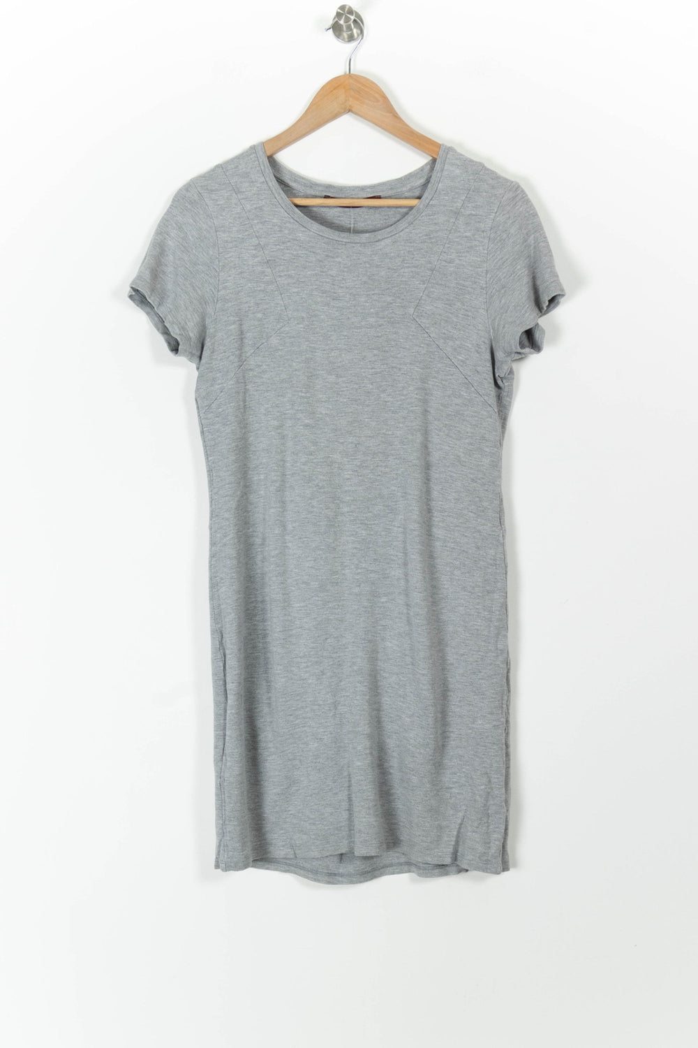 Robe T-shirt Grise - Taille L/40 de la marque Comptoir des Cotonniers | PARAD98151 - Vendu par Paradigme - Image 2